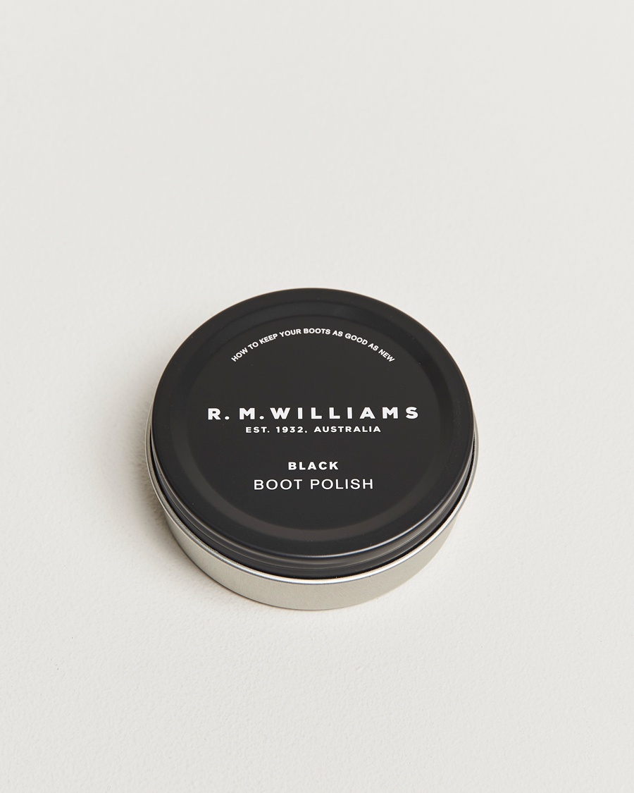 R.M.Williams Stockman's Boot Polish 70ml Black – Svart
