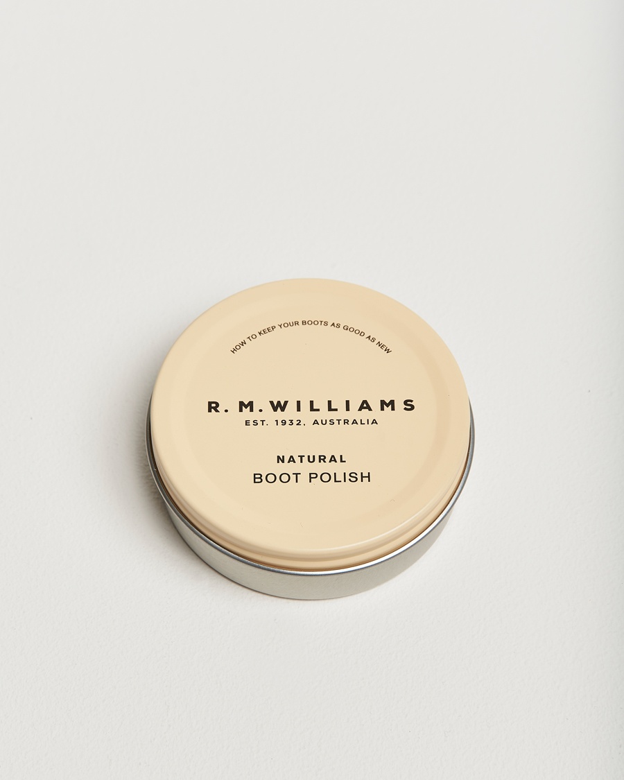 R.M.Williams Stockman's Boot Polish 70ml Natural – Beige