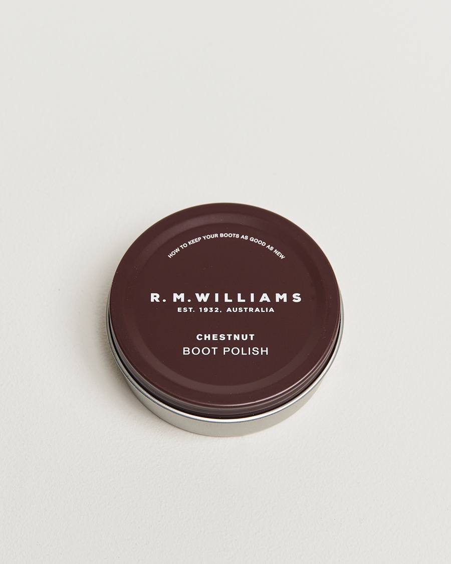 R.M.Williams Stockman's Boot Polish 70ml Chestnut – Brun