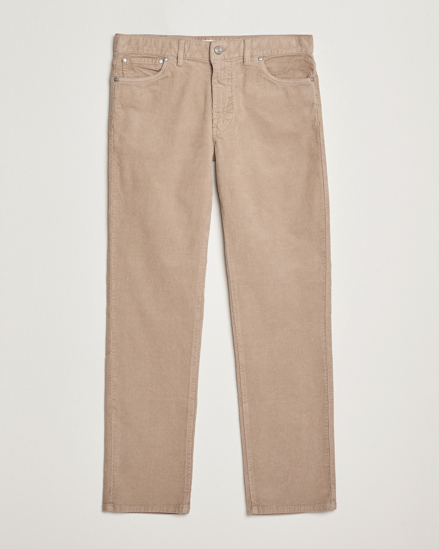 Herr | Manchesterbyxor | NN07 | Tony Corduroy 5-Pocket Pants Timber Wolf