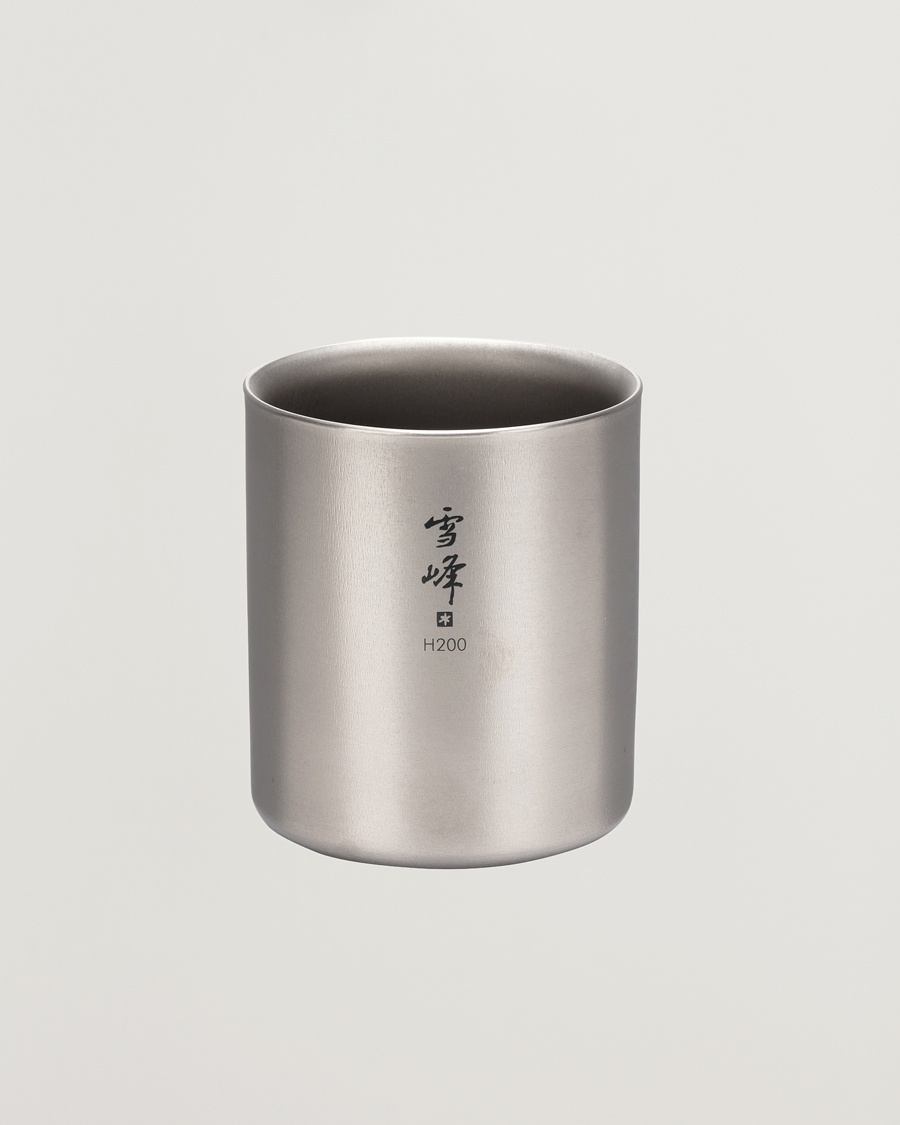 Snow Peak Double Wall Stacking Mug 200 Titanium – Grå