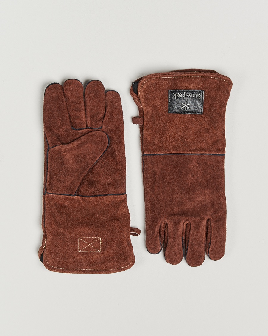 Snow Peak Fireside Gloves Brown – Brun