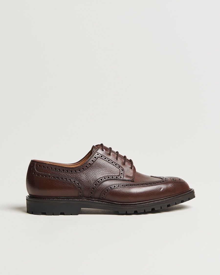 Herr | Crockett & Jones | Crockett & Jones x Tärnsjö Garveri | Crockett & Jones Pembroke Milled Grain Vibram Dark Brown