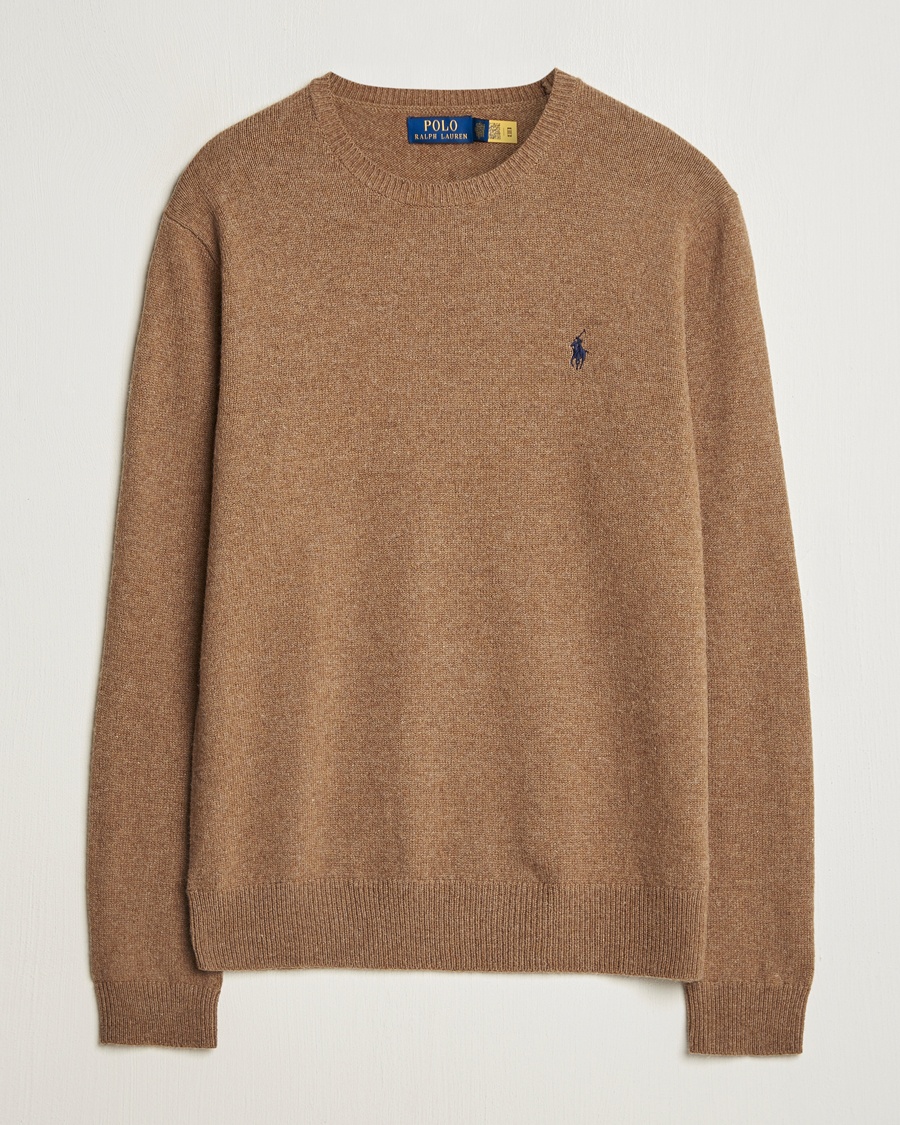 Herr | Pullover rundhals | Polo Ralph Lauren | Cotton/Wool Pullover Copper Melange