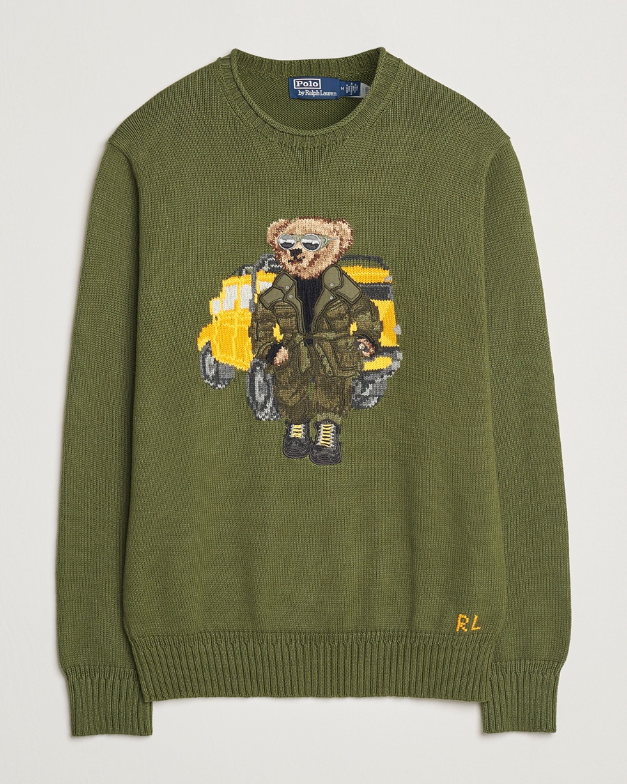 Herr | Tröjor | Polo Ralph Lauren | Cotton Bear Pullover New Olive
