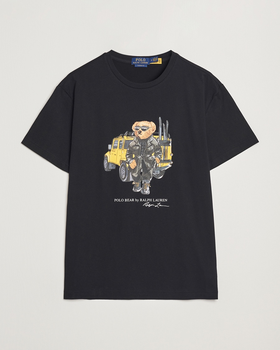 Herr | T-Shirts | Polo Ralph Lauren | Printed Bear Crew Neck T-Shirt Polo Black