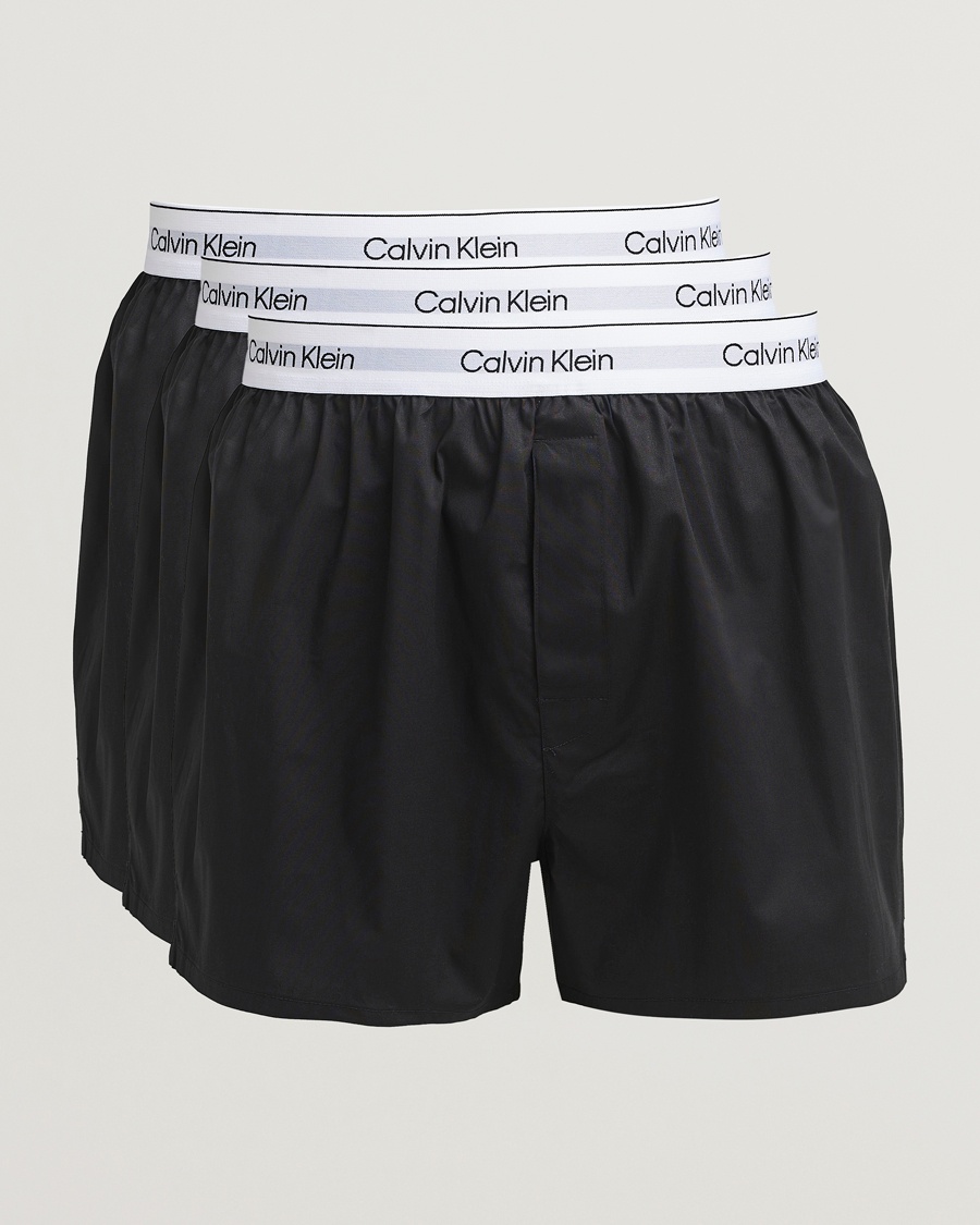 Herr | Calvin Klein | Calvin Klein | 3-Pack Cotton Boxer Shorts Black