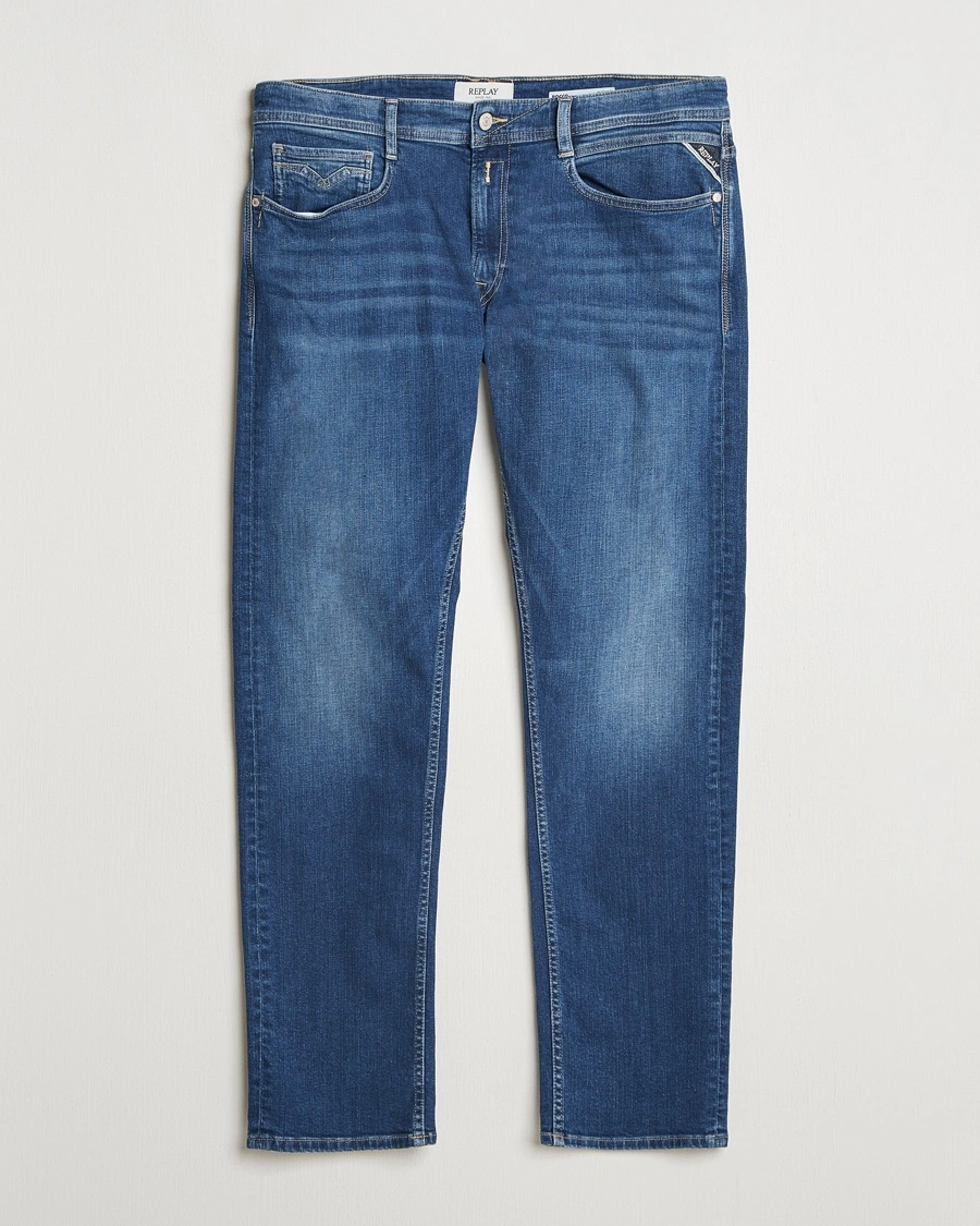 Herr | | Replay | Rocco Comfort Fit Stretch Jeans Dark Blue