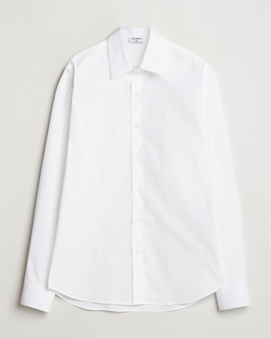 Herr | Skjortor | Filippa K | Slim Cotton Stretch Shirt White