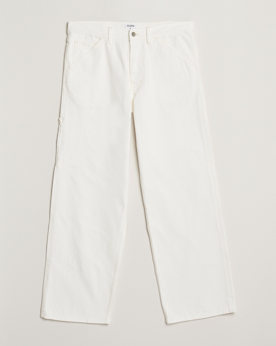 Herr | Jeans | Filippa K | Baggy Jeans Ecru Wash
