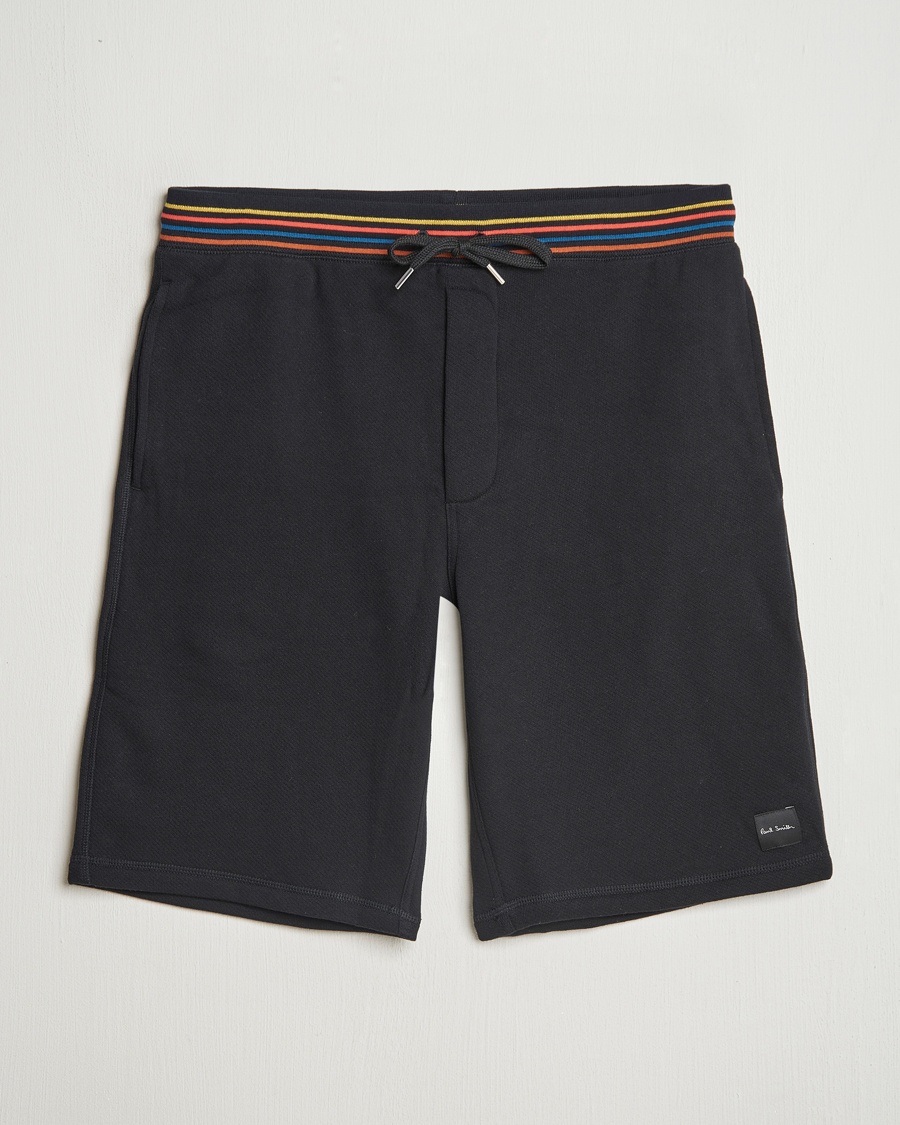 Paul Smith Artist Rib Sweatshorts Black – Svart