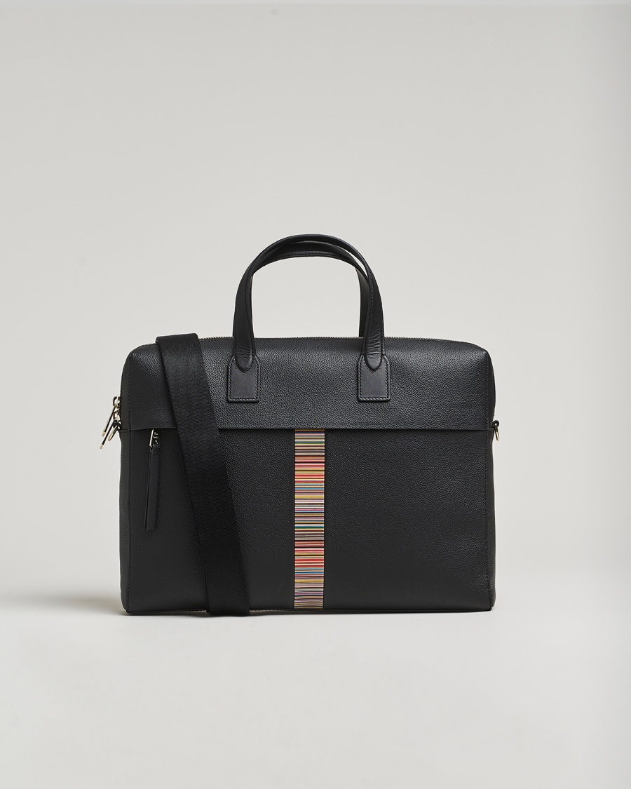 Herr | Portföljer | Paul Smith | Signature Trim Briefcase Black