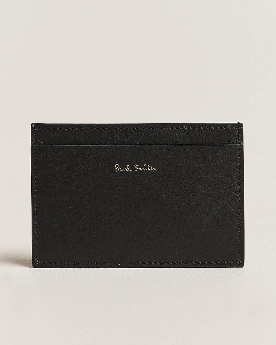 Herr | Plånböcker | Paul Smith | Signature Stripe Leather Card Holder Black