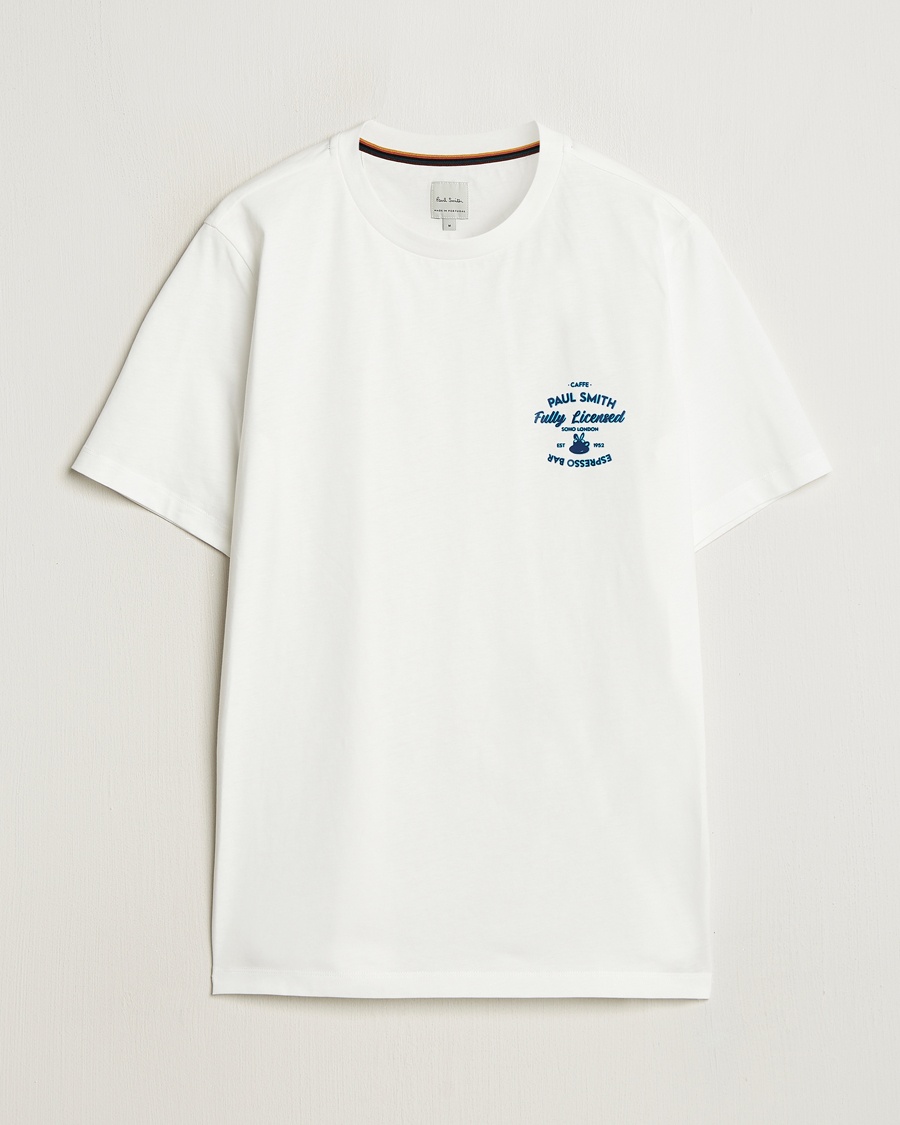 Herr | Tillfälligt säsongserbjudande | Paul Smith | Espresso Bar T-Shirt White