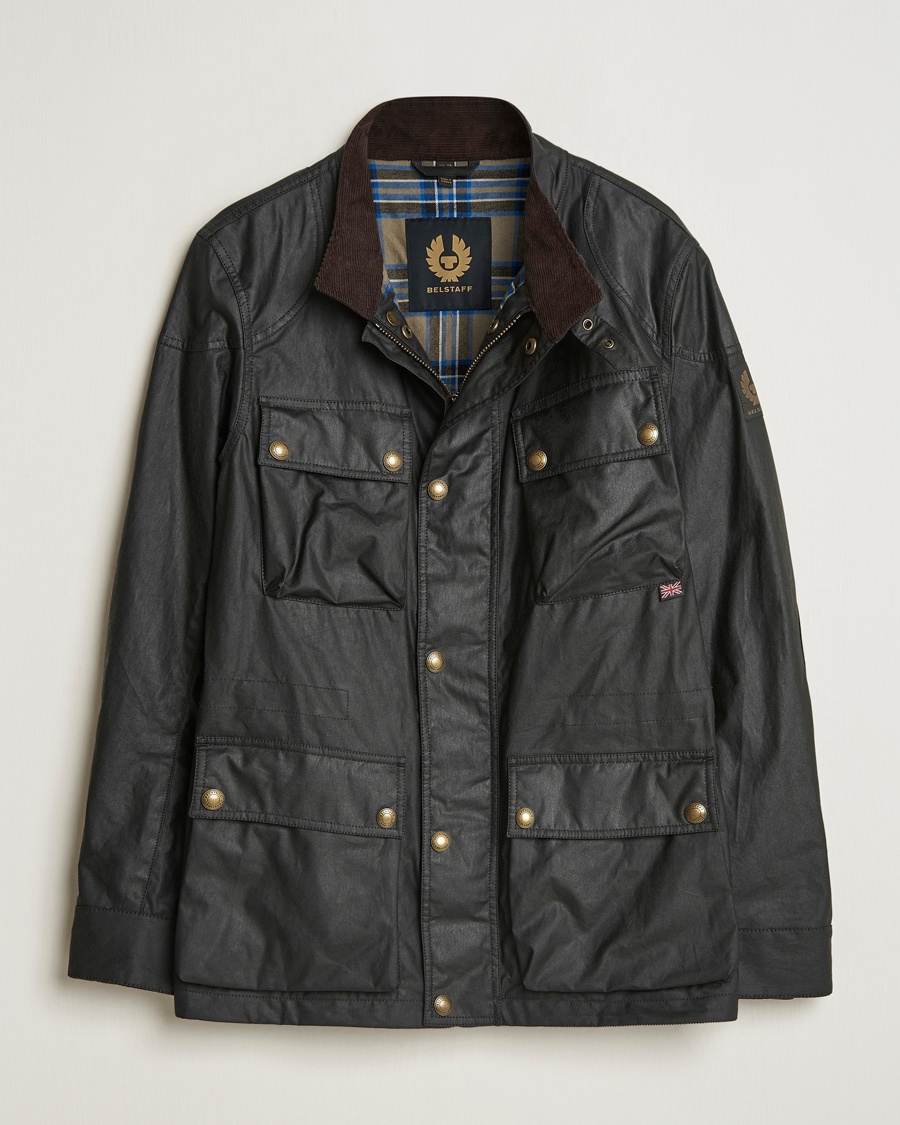 Belstaff Fieldmaster Wax Jacket Black – Svart