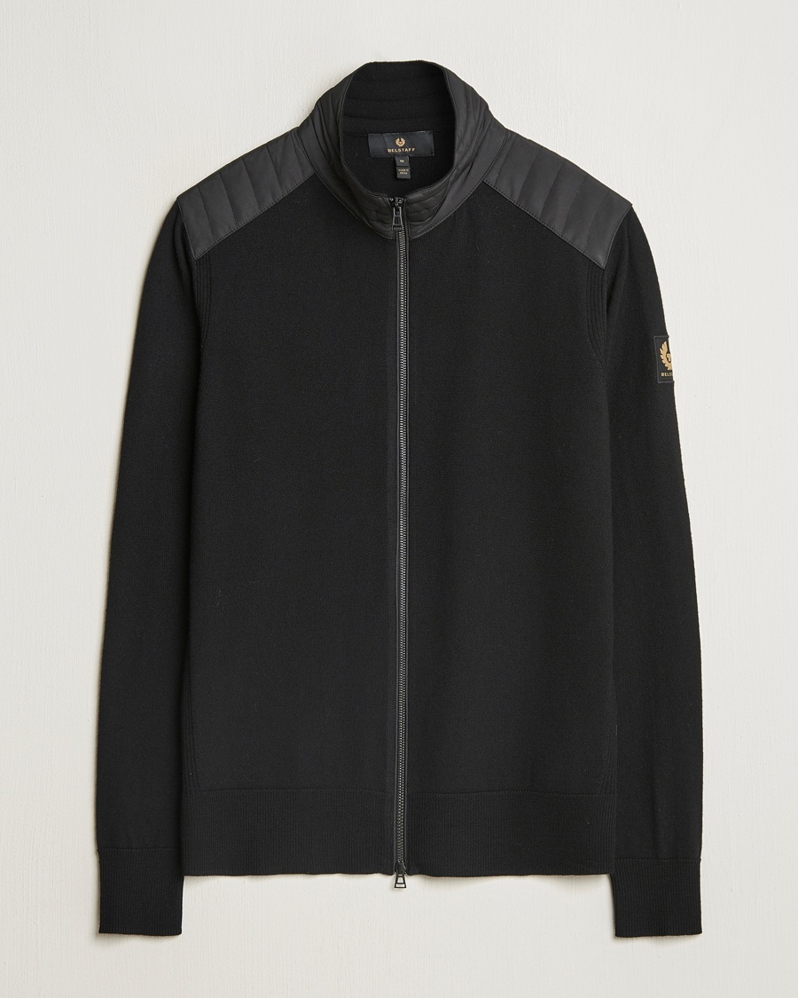 Belstaff Kelby Zip Cardigan Black – Svart
