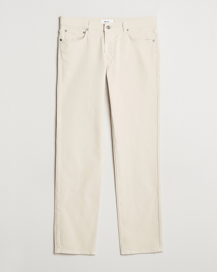 NN07 Tony 5-Pocket Pants Ivory – Beige