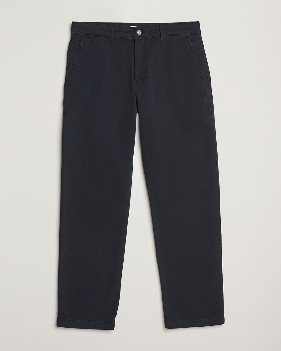NN07 Aden Regular Fit Chinos Navy Blue – Blå