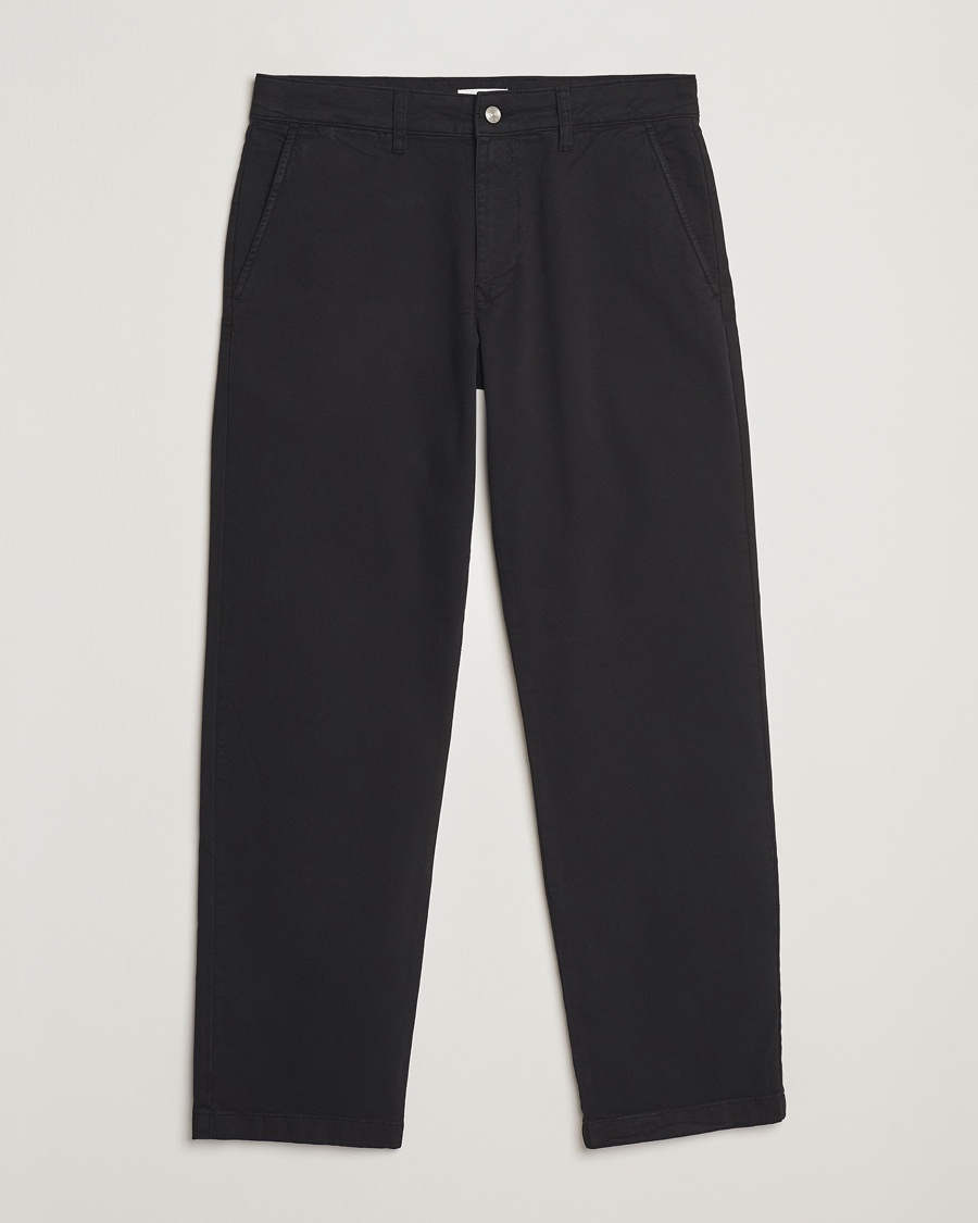 NN07 Aden Regular Fit Chinos Black – Svart