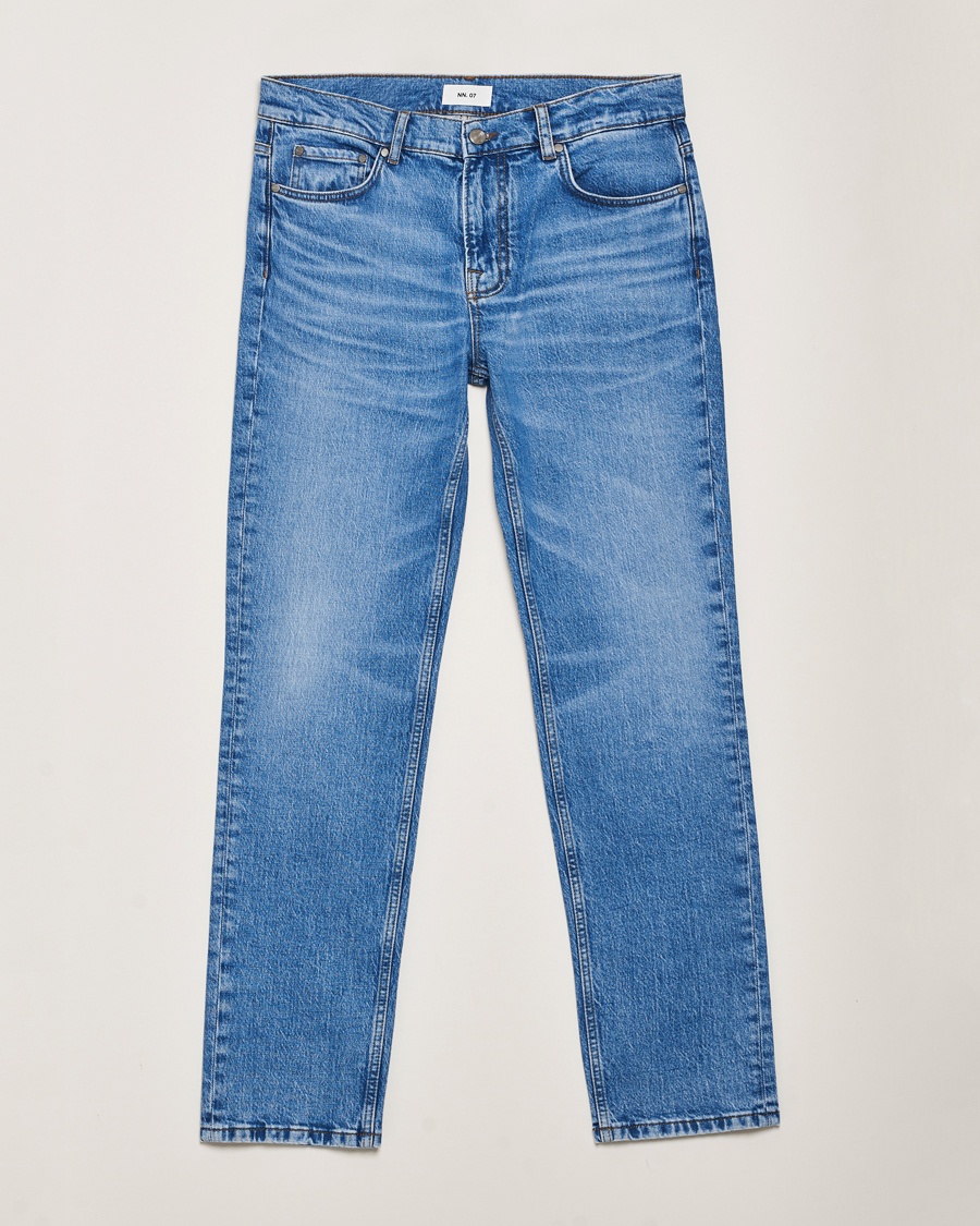 NN07 Tony Slim Fit Stretch Jeans Light Blue – BLå