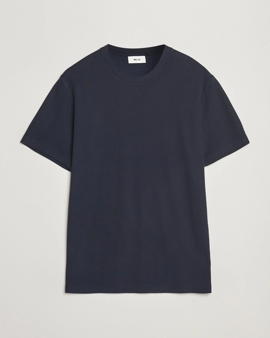 Herr | Business & Beyond - Casual | NN07 | Clive Crew Neck T-Shirt Navy Blue