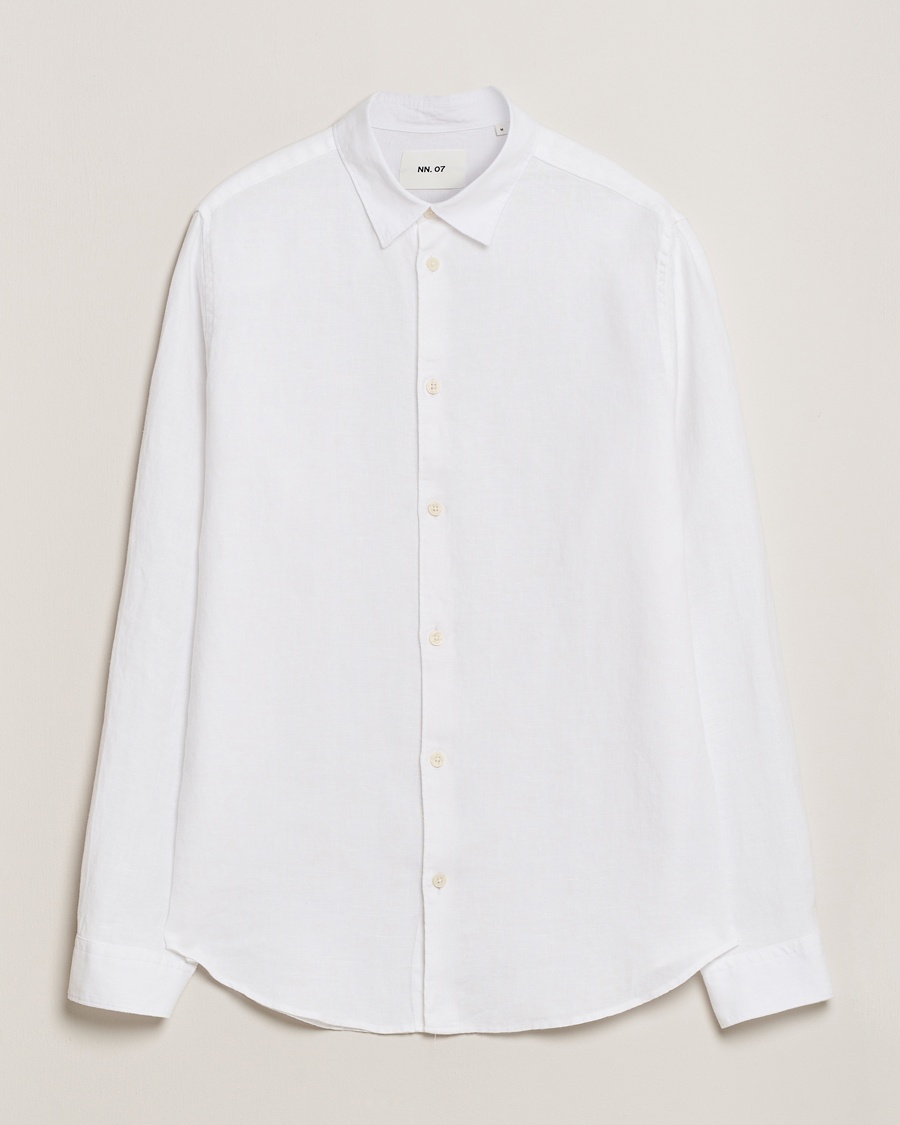 Herr | Linneplagg ej rea | NN07 | Enzo Linen Shirt White