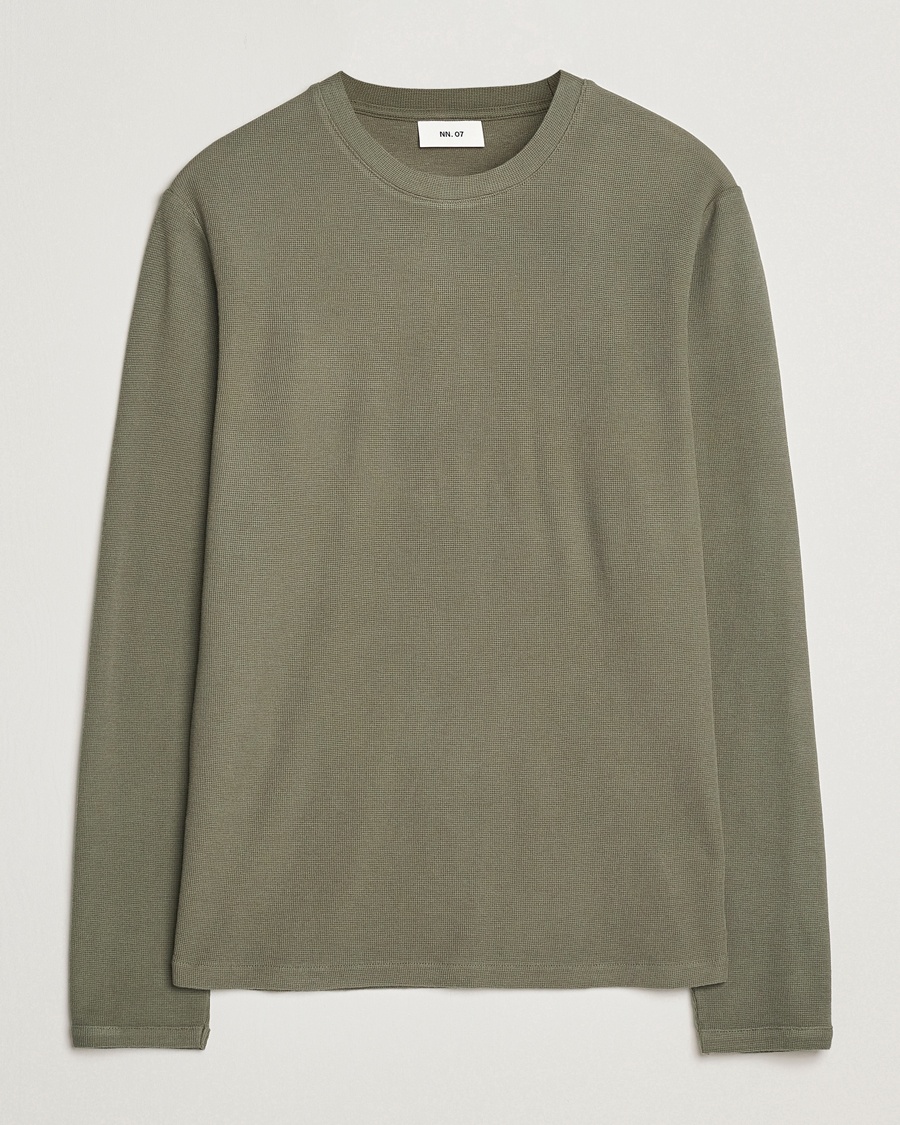 Herr | Stickade tröjor | NN07 | Clive Knitted Sweater Capers Green