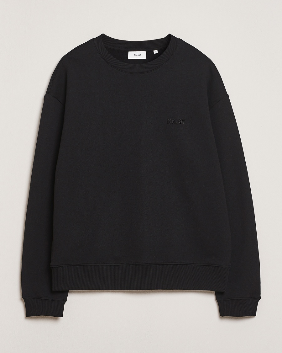 Herr | Business & Beyond - Casual | NN07 | David Crew Neck Sweatshirt Black