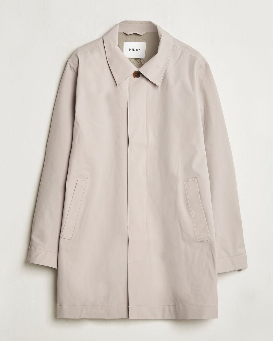 Herr | Jackor | NN07 | Kim Waterproof Car Coat Khaki Stone