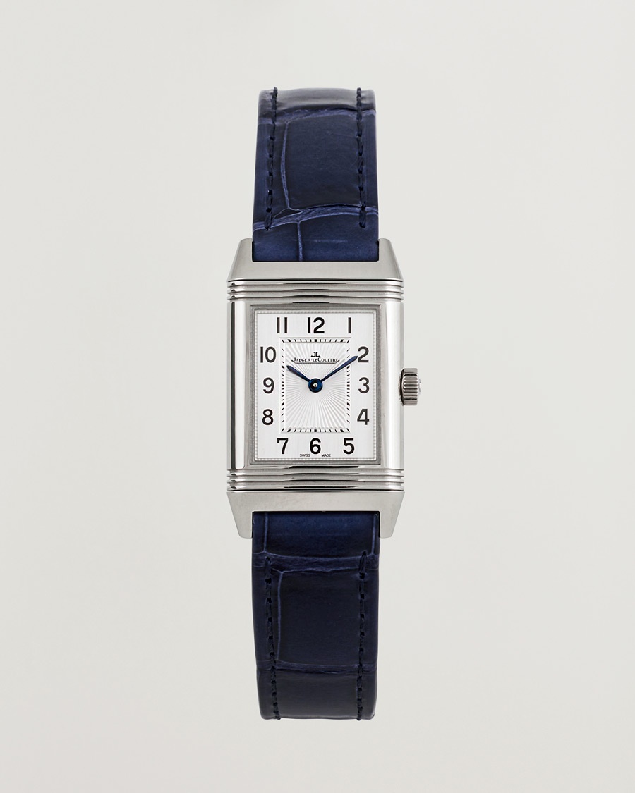 Jaeger-LeCoultre Pre-Owned Reverso Classic Monoface Blue – Silver