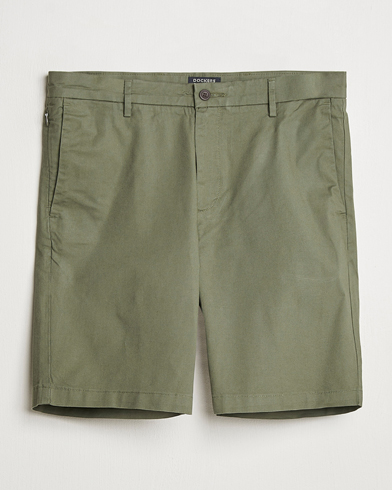 Herr | Chinosshorts | Dockers | Slim Cotton/Linen Shorts Teal Leaf