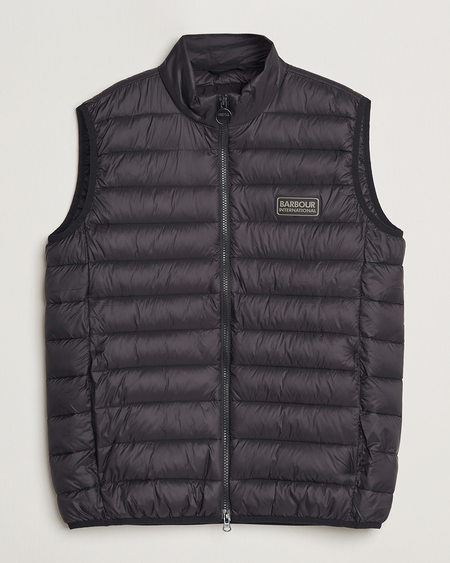 Herr | | Barbour International | Trer Reed Puffer Gilet Black