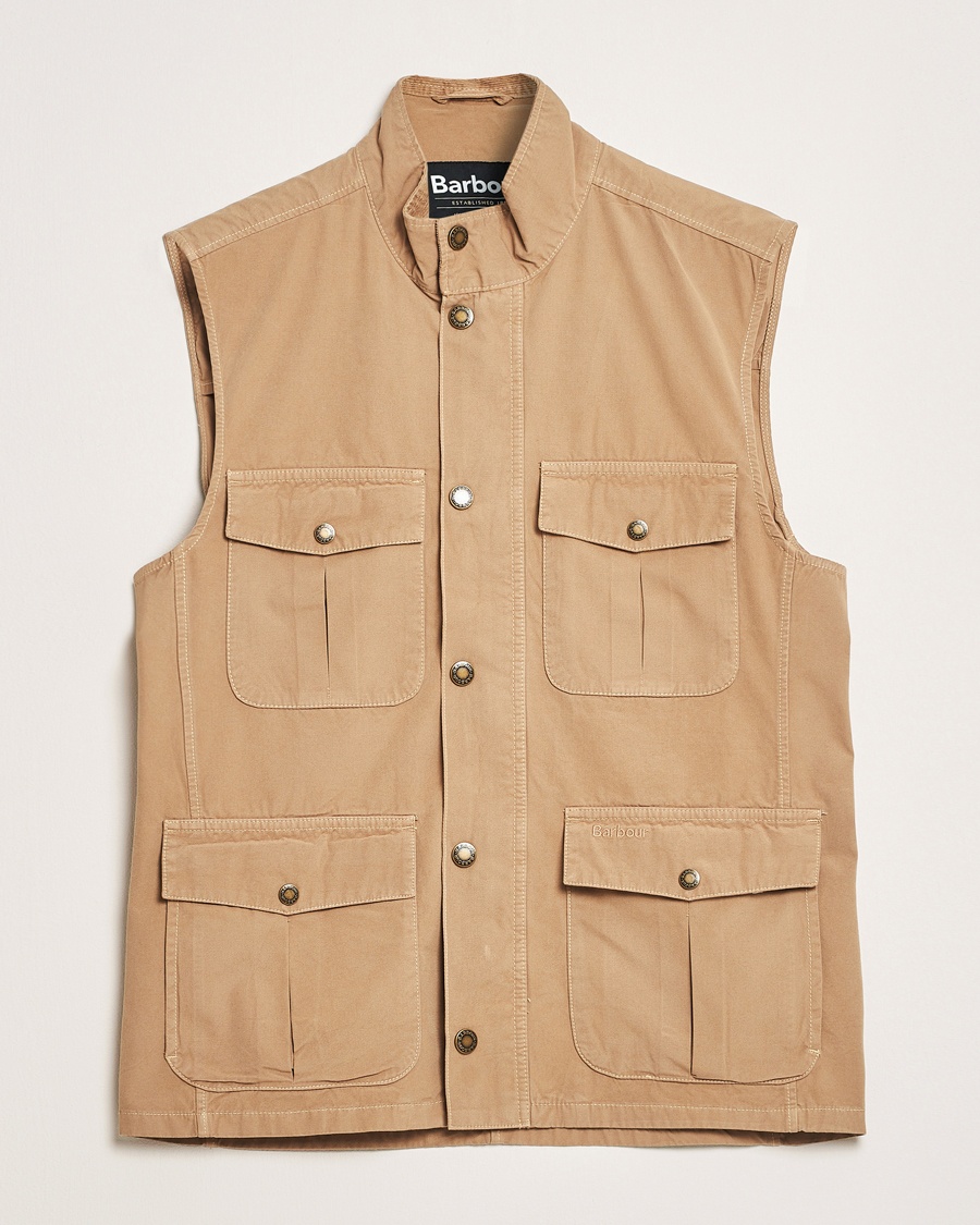 Herr | Västar | Barbour Lifestyle | Casual Corbridge Gilet Stone