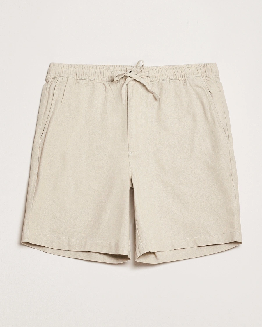 Barbour Lifestyle Cotton/Linen Relaxed Shorts Mist – Beige
