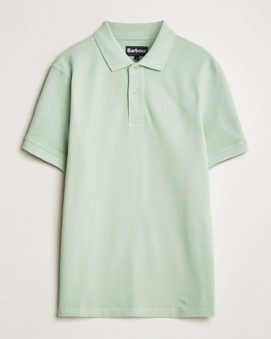 Barbour Lifestyle Sports Polo Pale Apple – Grön