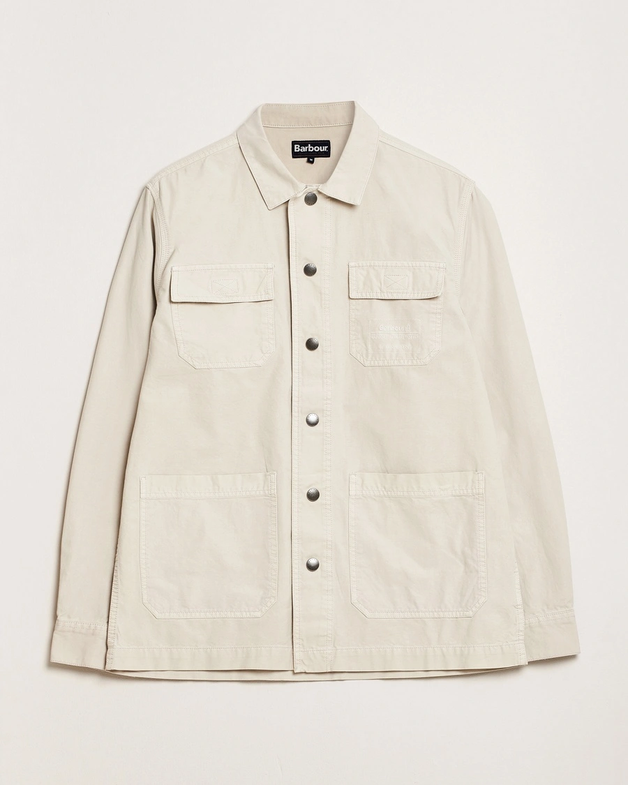 Herr | Overshirts | Barbour Lifestyle | Grindle Cargo Relaxed Overshirt Oatmeal