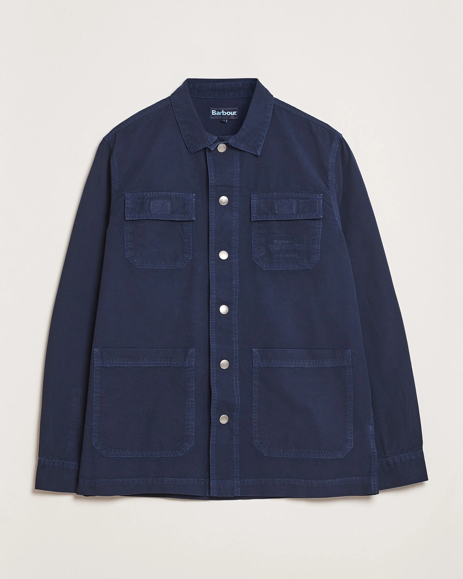 Herr | Overshirts | Barbour Lifestyle | Grindle Cargo Relaxed Overshirt Navy