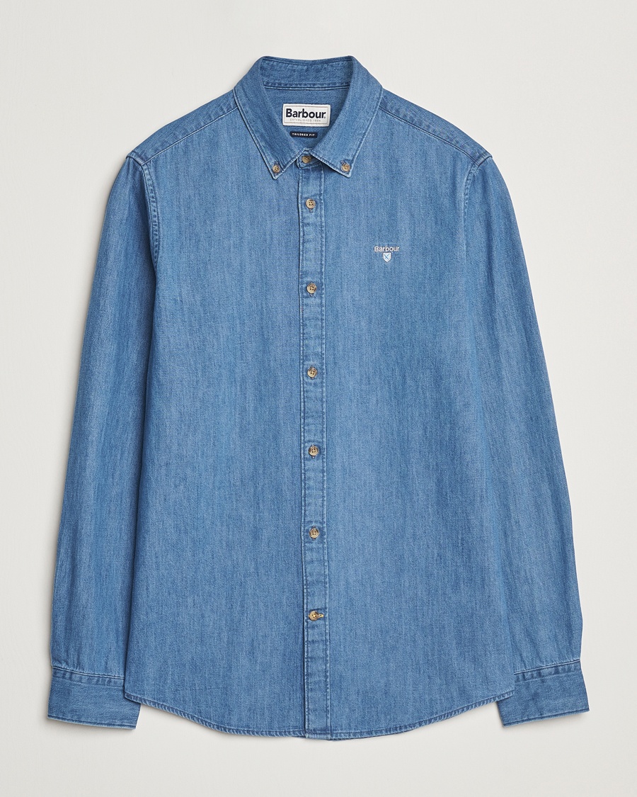 Herr | Jeansskjortor | Barbour Lifestyle | Chambray Crest Shirt Chambray