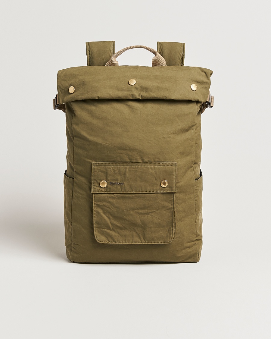 Herr | Ryggsäckar | Barbour Lifestyle | Transport Foldover Backpack Dusky Green