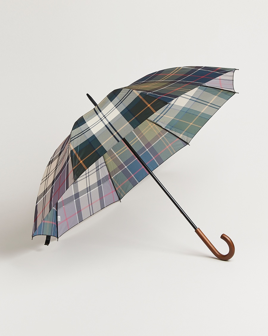 Herr | Paraplyer | Barbour Lifestyle | Full Length Mixed Tartan Umbrella Classic