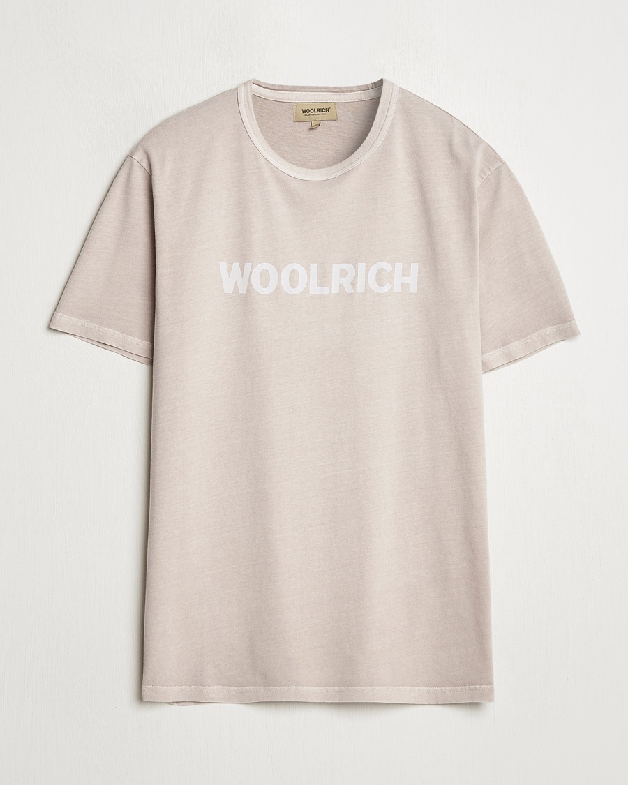 Herr | Kläder | Woolrich | Light Garment Dyed T-Shirt Dove