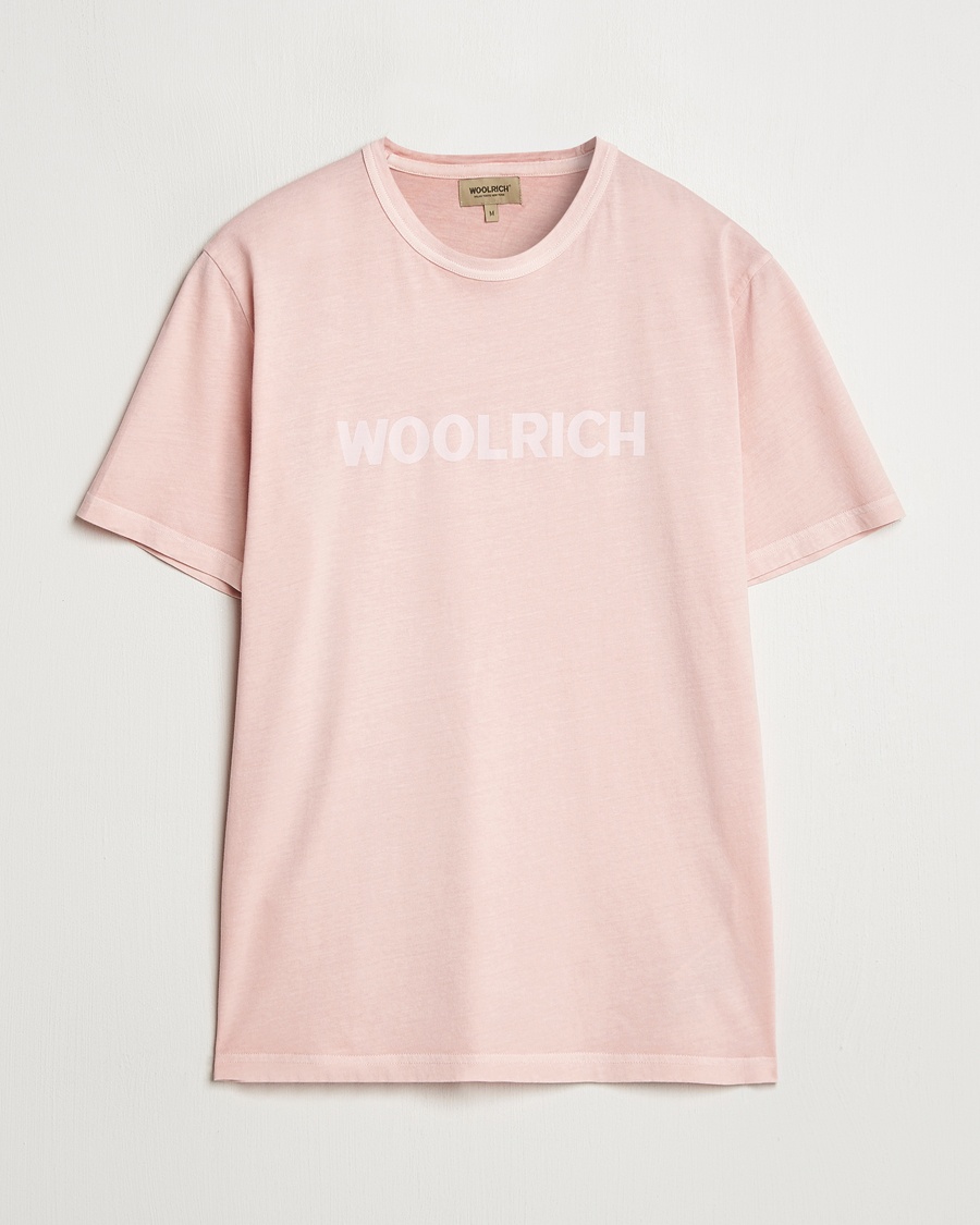 Herr | Kläder | Woolrich | Light Garment Dyed T-Shirt Rose Smoke