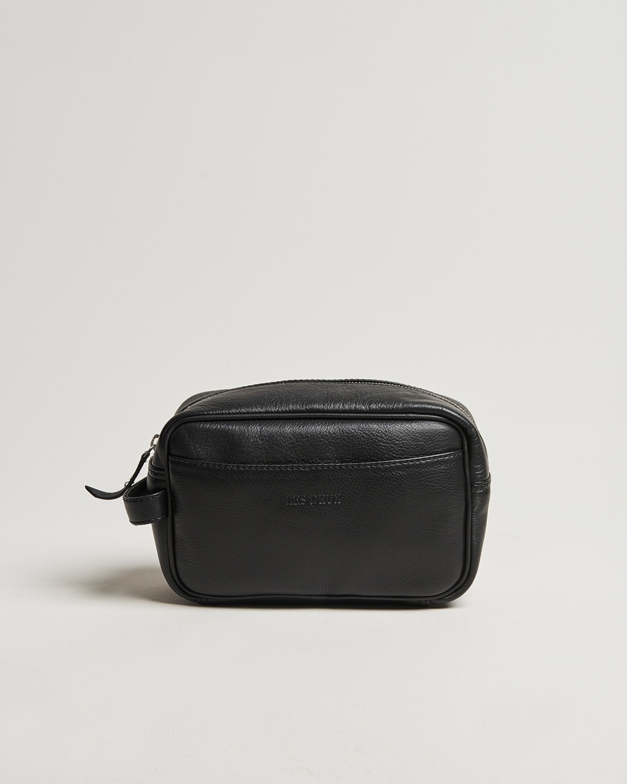 Herr | Necessärer | LES DEUX | Leather Washbag Black