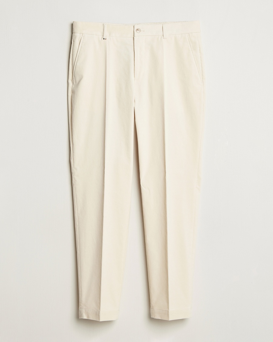 Herr | | BOSS BLACK | Perin Spring Cord Trousers Open White
