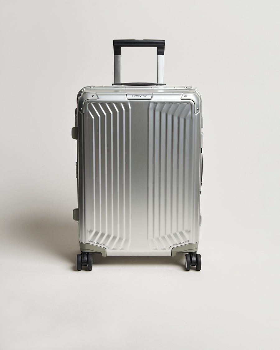 Samsonite Lite-Box Alu Spinner Carry-On Aluminium – Silver