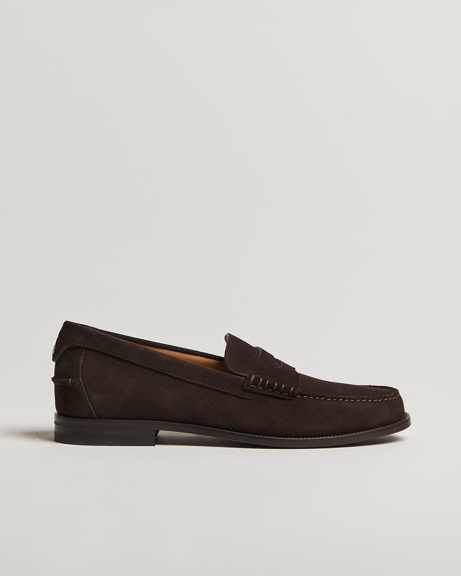 Herr | Luxury Classics | Bally | Charlex Suede Moccasin Ebano