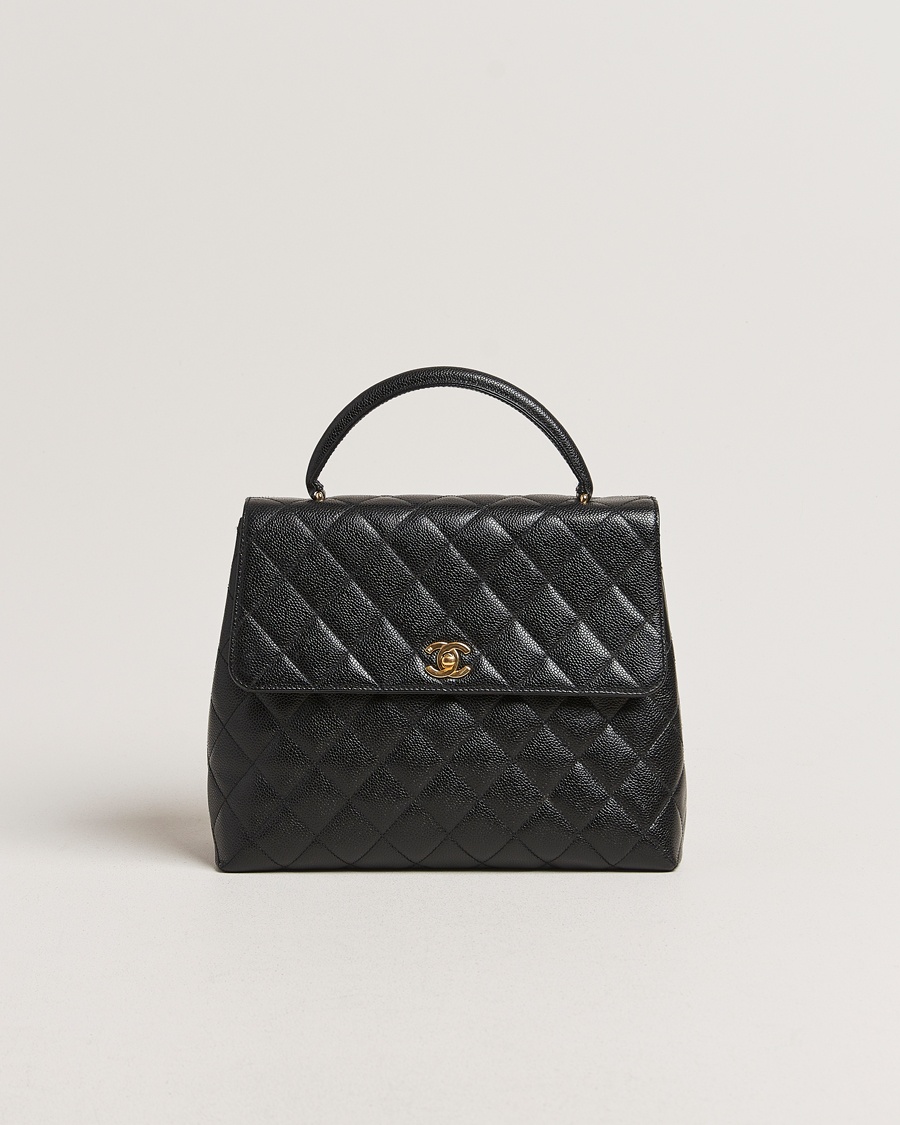 Herr | Gifts for Her | Chanel Pre-Owned | Kelly Top Handle Bag Black Caviar