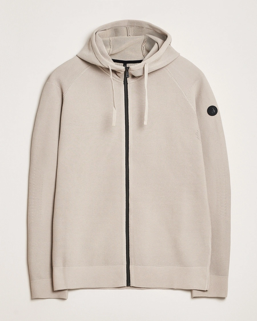 Herr | Huvtröjor | Sail Racing | Element Seamless Hooded Full Zip Sand