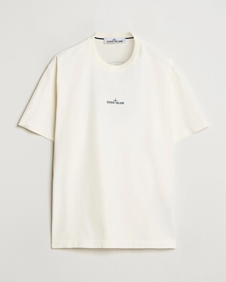 Herr | Kortärmade t-shirts | Stone Island | Compas Camo Backlogo T-Shirt Ivory