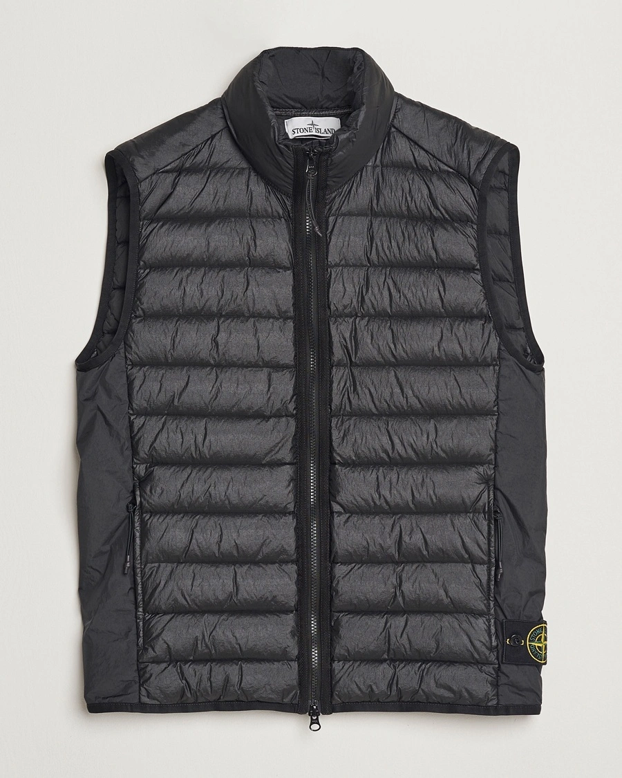 Herr | Västar | Stone Island | Nylon Down Vest Black